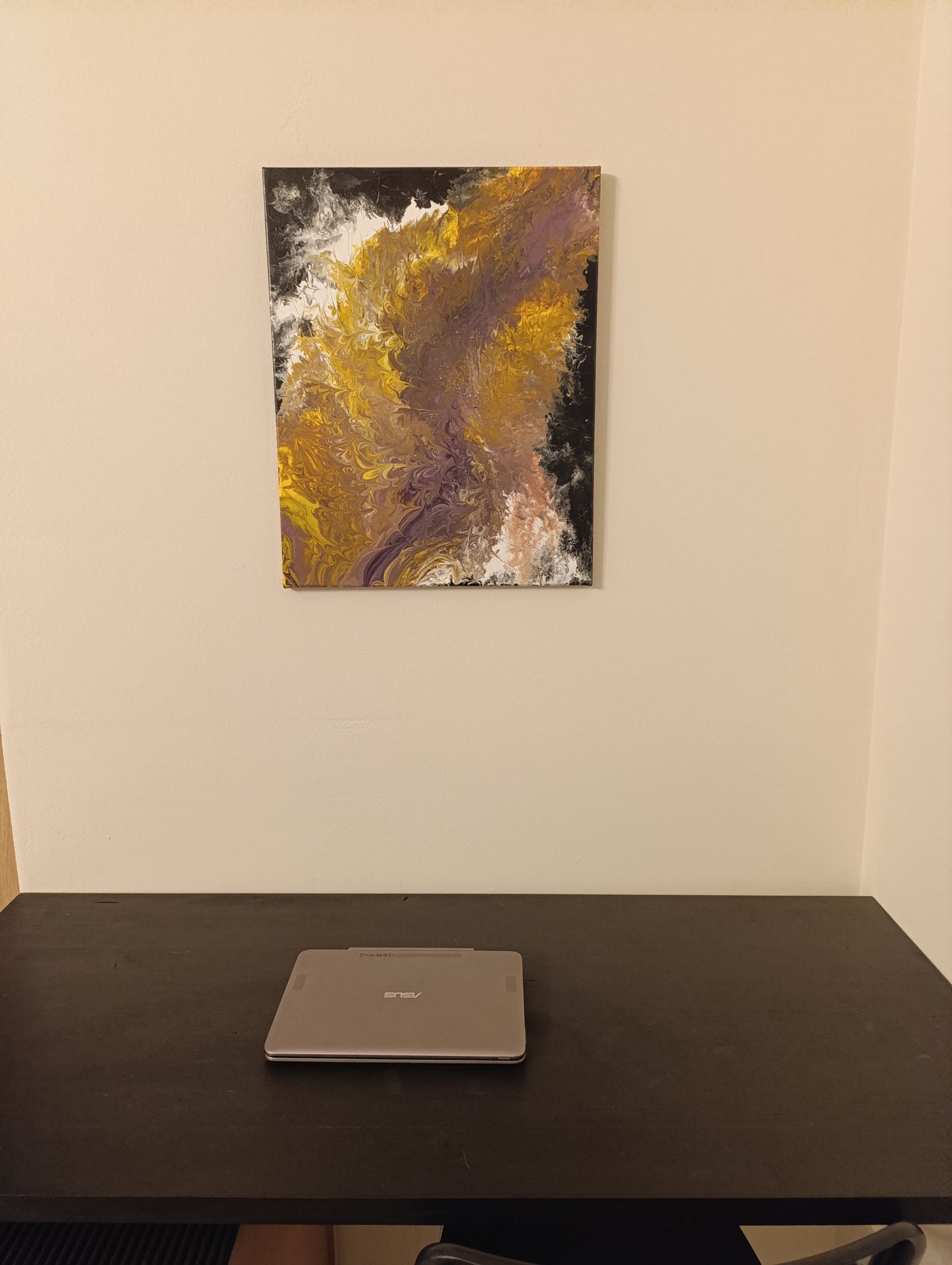 Schegge Impazzite – Quadro astratto in Fluid Art