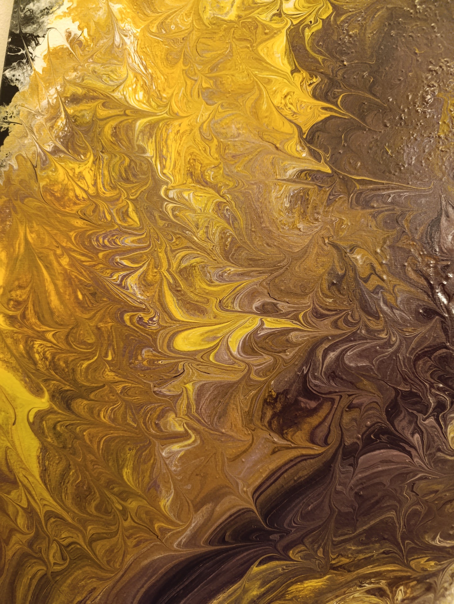 Schegge Impazzite – Quadro astratto in Fluid Art