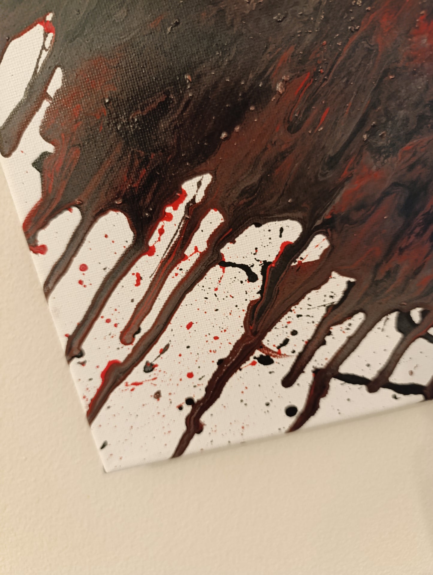 Frattura - Quadro astratto in Fluid Art