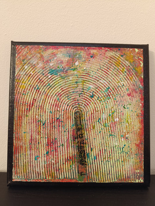Restart – Pittura materica e acrilici su tela