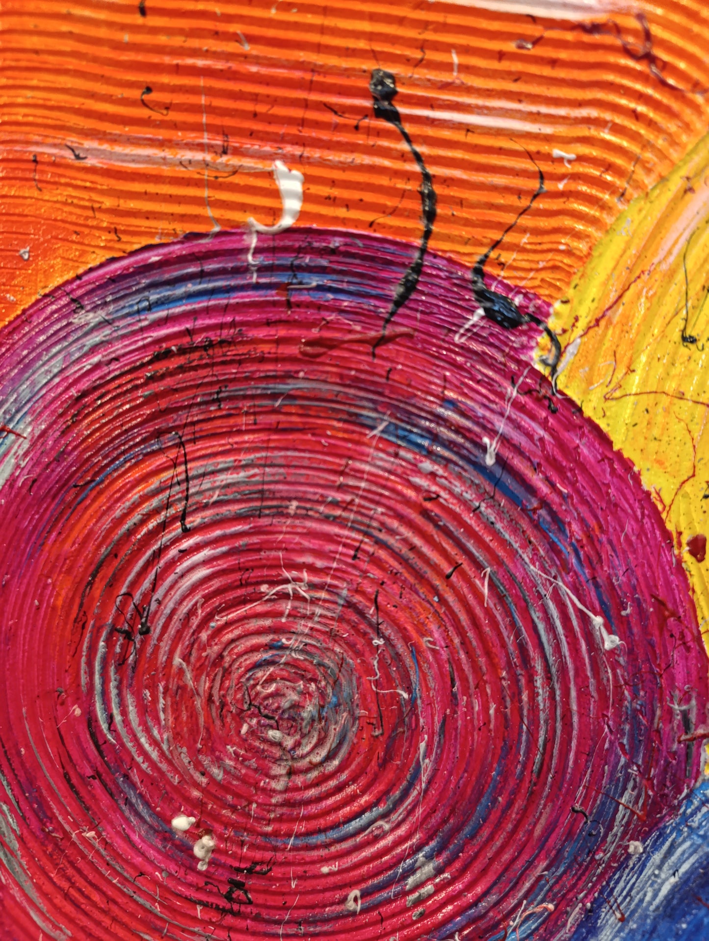 Yellow #16 – Pittura materica e acrilici su tela