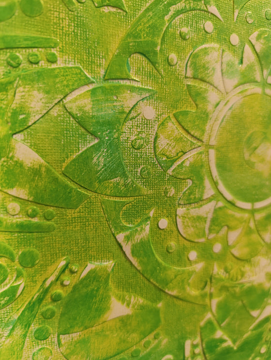 "Scorci" - Quadro Mandala Materico
