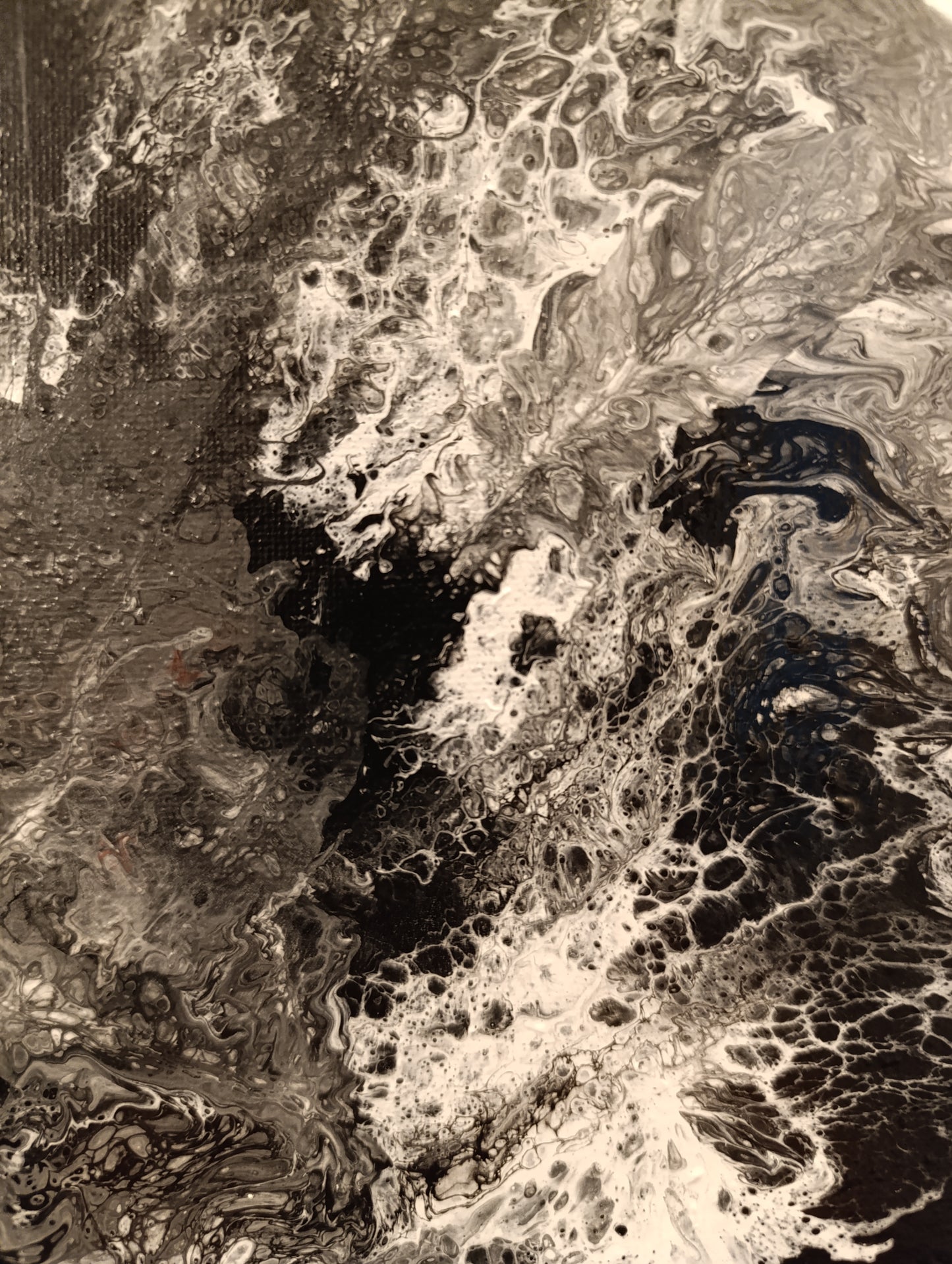 Splash - Quadro astratto in Fluid Art