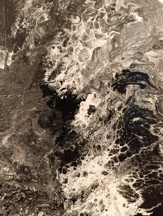 Splash - Quadro astratto in Fluid Art