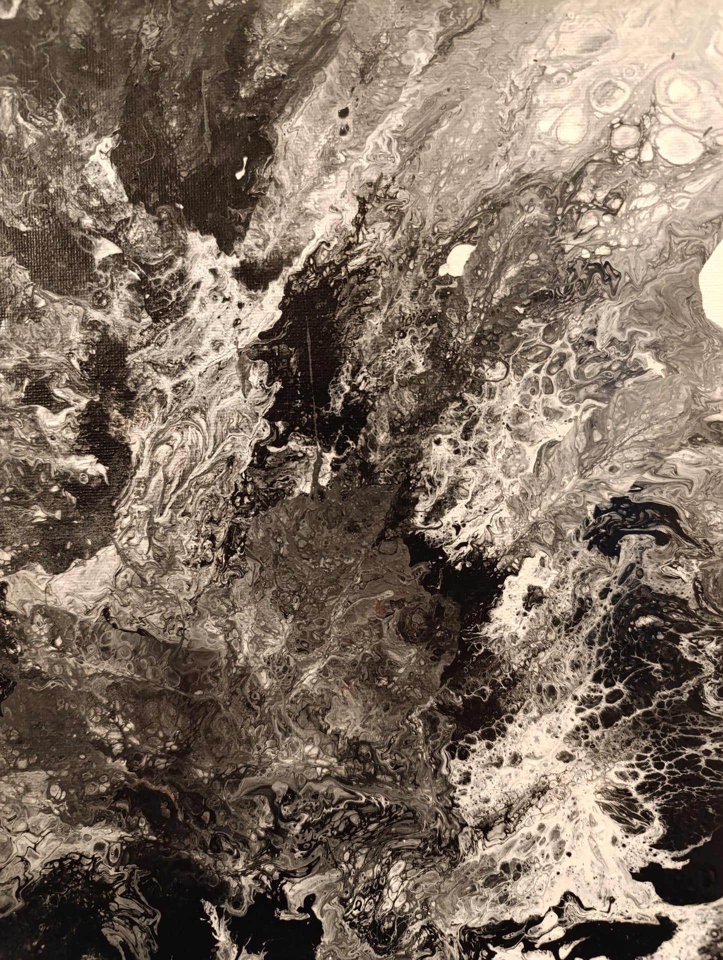 Splash - Quadro astratto in Fluid Art
